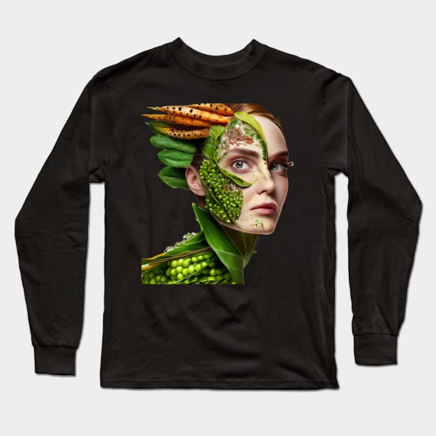 Veggies Series Long Sleeve T-Shirt by VISIONARTIST